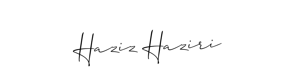 Make a beautiful signature design for name Haziz Haziri. Use this online signature maker to create a handwritten signature for free. Haziz Haziri signature style 2 images and pictures png