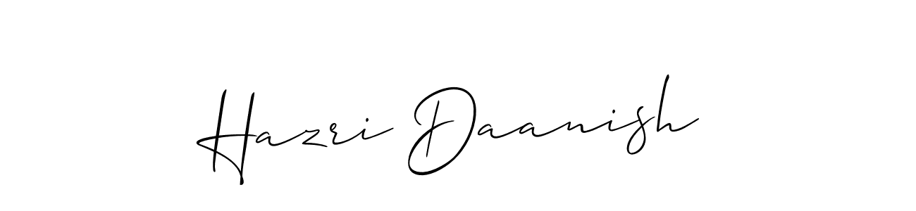 Once you've used our free online signature maker to create your best signature Allison_Script style, it's time to enjoy all of the benefits that Hazri Daanish name signing documents. Hazri Daanish signature style 2 images and pictures png