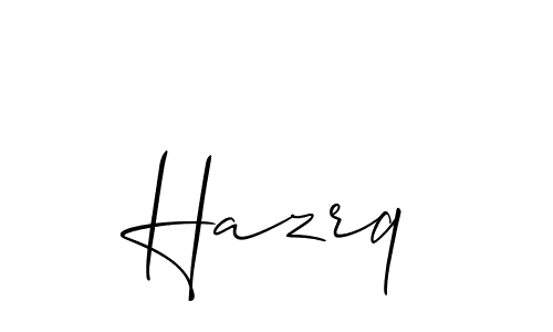 Best and Professional Signature Style for Hazrq. Allison_Script Best Signature Style Collection. Hazrq signature style 2 images and pictures png