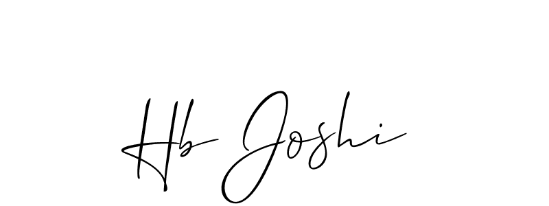 Similarly Allison_Script is the best handwritten signature design. Signature creator online .You can use it as an online autograph creator for name Hb Joshi. Hb Joshi signature style 2 images and pictures png