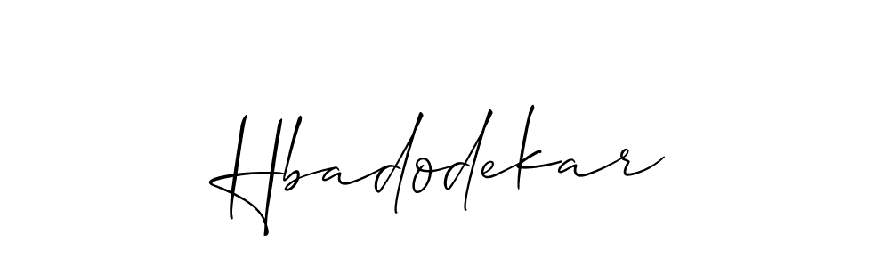 Best and Professional Signature Style for Hbadodekar. Allison_Script Best Signature Style Collection. Hbadodekar signature style 2 images and pictures png