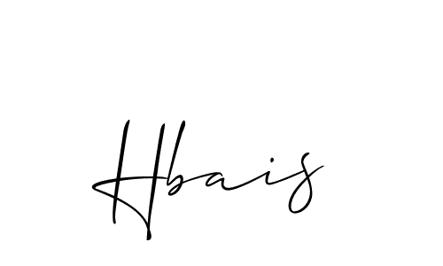 How to Draw Hbais signature style? Allison_Script is a latest design signature styles for name Hbais. Hbais signature style 2 images and pictures png