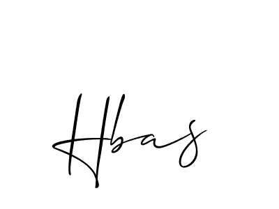 Best and Professional Signature Style for Hbas. Allison_Script Best Signature Style Collection. Hbas signature style 2 images and pictures png