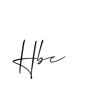 Allison_Script is a professional signature style that is perfect for those who want to add a touch of class to their signature. It is also a great choice for those who want to make their signature more unique. Get Hbc name to fancy signature for free. Hbc signature style 2 images and pictures png