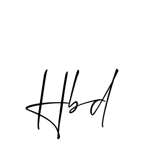 Make a beautiful signature design for name Hbd. Use this online signature maker to create a handwritten signature for free. Hbd signature style 2 images and pictures png