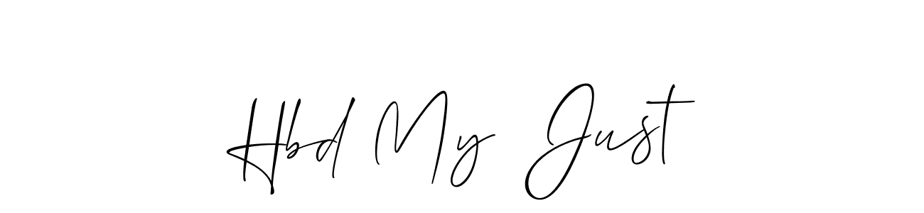 Here are the top 10 professional signature styles for the name Hbd My  Just. These are the best autograph styles you can use for your name. Hbd My  Just signature style 2 images and pictures png