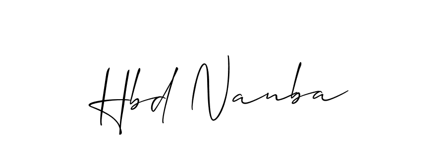 if you are searching for the best signature style for your name Hbd Nanba. so please give up your signature search. here we have designed multiple signature styles  using Allison_Script. Hbd Nanba signature style 2 images and pictures png