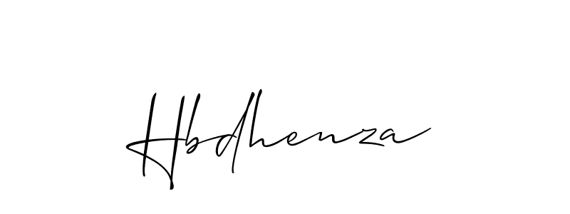 Make a short Hbdhenza signature style. Manage your documents anywhere anytime using Allison_Script. Create and add eSignatures, submit forms, share and send files easily. Hbdhenza signature style 2 images and pictures png