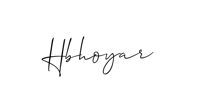 Also we have Hbhoyar name is the best signature style. Create professional handwritten signature collection using Allison_Script autograph style. Hbhoyar signature style 2 images and pictures png