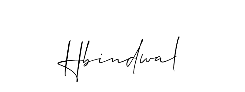 Hbindwal stylish signature style. Best Handwritten Sign (Allison_Script) for my name. Handwritten Signature Collection Ideas for my name Hbindwal. Hbindwal signature style 2 images and pictures png