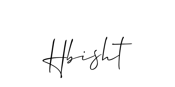 How to make Hbisht name signature. Use Allison_Script style for creating short signs online. This is the latest handwritten sign. Hbisht signature style 2 images and pictures png
