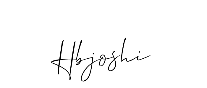 Best and Professional Signature Style for Hbjoshi. Allison_Script Best Signature Style Collection. Hbjoshi signature style 2 images and pictures png