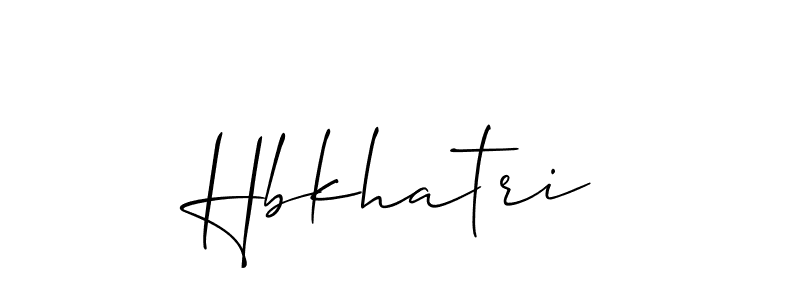 Also You can easily find your signature by using the search form. We will create Hbkhatri name handwritten signature images for you free of cost using Allison_Script sign style. Hbkhatri signature style 2 images and pictures png