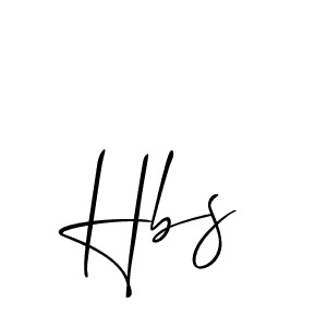 if you are searching for the best signature style for your name Hbs. so please give up your signature search. here we have designed multiple signature styles  using Allison_Script. Hbs signature style 2 images and pictures png