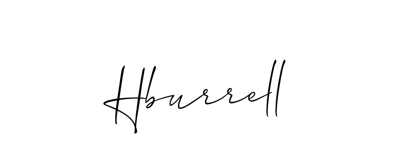 if you are searching for the best signature style for your name Hburrell. so please give up your signature search. here we have designed multiple signature styles  using Allison_Script. Hburrell signature style 2 images and pictures png