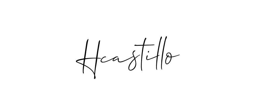 Make a beautiful signature design for name Hcastillo. With this signature (Allison_Script) style, you can create a handwritten signature for free. Hcastillo signature style 2 images and pictures png