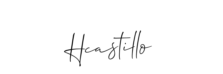 How to Draw Hcastillo signature style? Allison_Script is a latest design signature styles for name Hcastillo. Hcastillo signature style 2 images and pictures png