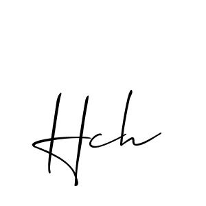 Also we have Hch name is the best signature style. Create professional handwritten signature collection using Allison_Script autograph style. Hch signature style 2 images and pictures png