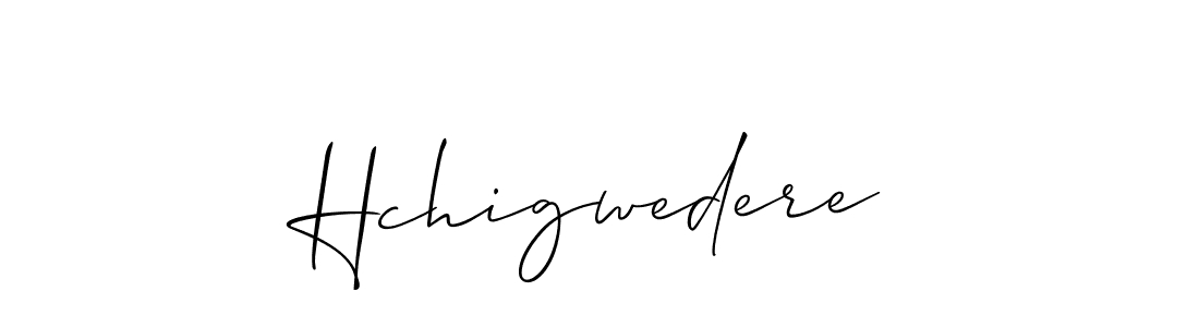 Hchigwedere stylish signature style. Best Handwritten Sign (Allison_Script) for my name. Handwritten Signature Collection Ideas for my name Hchigwedere. Hchigwedere signature style 2 images and pictures png