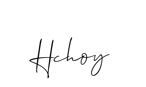 Make a beautiful signature design for name Hchoy. Use this online signature maker to create a handwritten signature for free. Hchoy signature style 2 images and pictures png