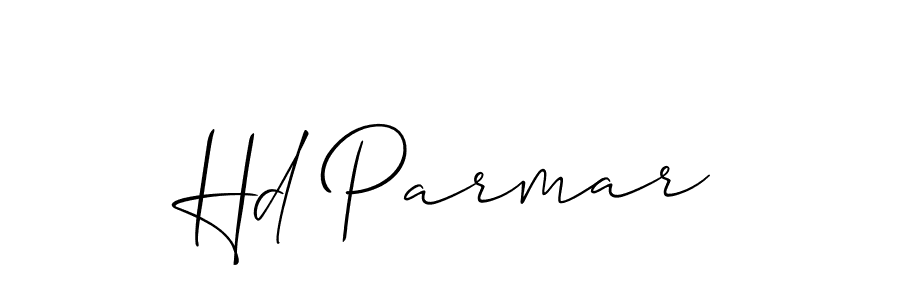 Also You can easily find your signature by using the search form. We will create Hd Parmar name handwritten signature images for you free of cost using Allison_Script sign style. Hd Parmar signature style 2 images and pictures png