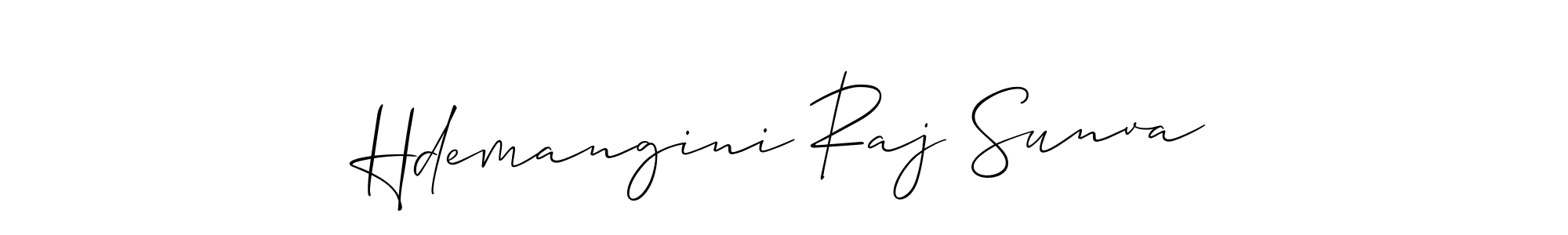 You can use this online signature creator to create a handwritten signature for the name Hdemangini Raj Sunva. This is the best online autograph maker. Hdemangini Raj Sunva signature style 2 images and pictures png