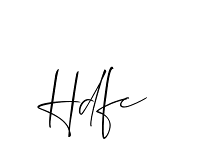 Similarly Allison_Script is the best handwritten signature design. Signature creator online .You can use it as an online autograph creator for name Hdfc. Hdfc signature style 2 images and pictures png