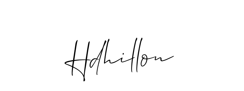 if you are searching for the best signature style for your name Hdhillon. so please give up your signature search. here we have designed multiple signature styles  using Allison_Script. Hdhillon signature style 2 images and pictures png