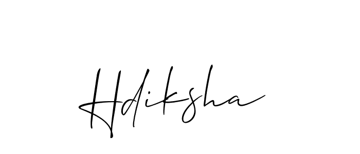 Make a beautiful signature design for name Hdiksha. Use this online signature maker to create a handwritten signature for free. Hdiksha signature style 2 images and pictures png