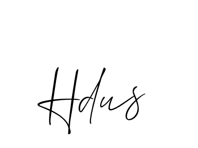 Make a beautiful signature design for name Hdus. Use this online signature maker to create a handwritten signature for free. Hdus signature style 2 images and pictures png