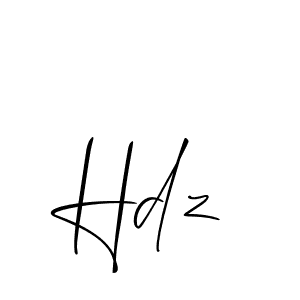 Best and Professional Signature Style for Hdz. Allison_Script Best Signature Style Collection. Hdz signature style 2 images and pictures png