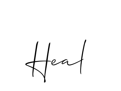 Make a beautiful signature design for name Heal. Use this online signature maker to create a handwritten signature for free. Heal signature style 2 images and pictures png