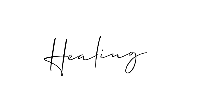 Make a short Healing signature style. Manage your documents anywhere anytime using Allison_Script. Create and add eSignatures, submit forms, share and send files easily. Healing signature style 2 images and pictures png