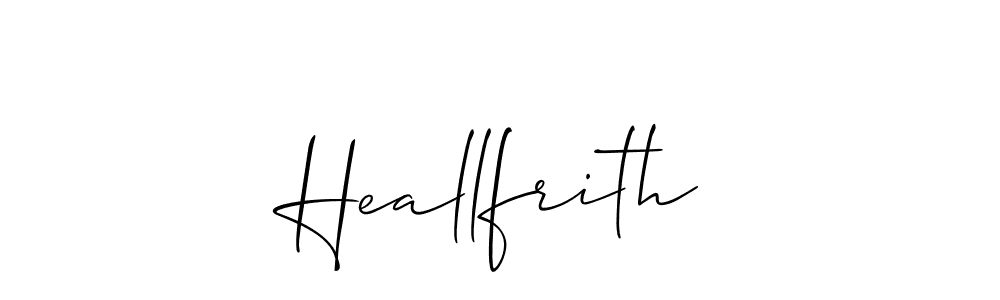 You can use this online signature creator to create a handwritten signature for the name Heallfrith. This is the best online autograph maker. Heallfrith signature style 2 images and pictures png