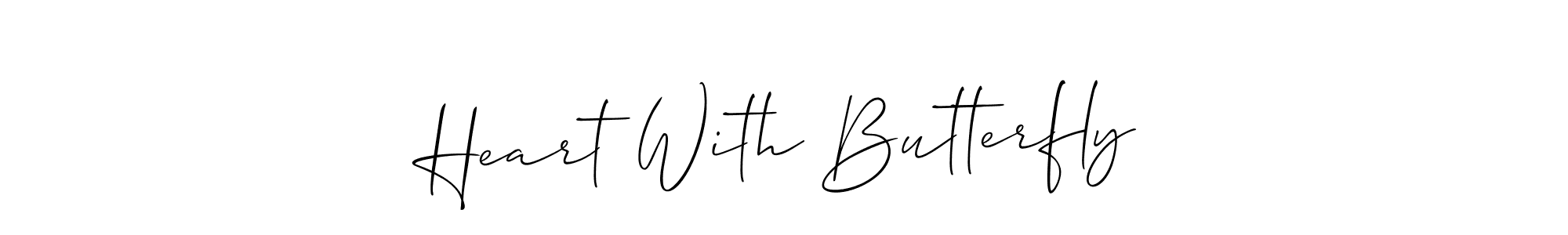 Make a beautiful signature design for name Heart With Butterfly. Use this online signature maker to create a handwritten signature for free. Heart With Butterfly signature style 2 images and pictures png