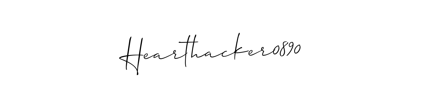 Make a beautiful signature design for name Hearthacker0890. With this signature (Allison_Script) style, you can create a handwritten signature for free. Hearthacker0890 signature style 2 images and pictures png