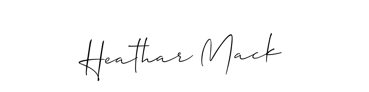 How to make Heathar Mack name signature. Use Allison_Script style for creating short signs online. This is the latest handwritten sign. Heathar Mack signature style 2 images and pictures png