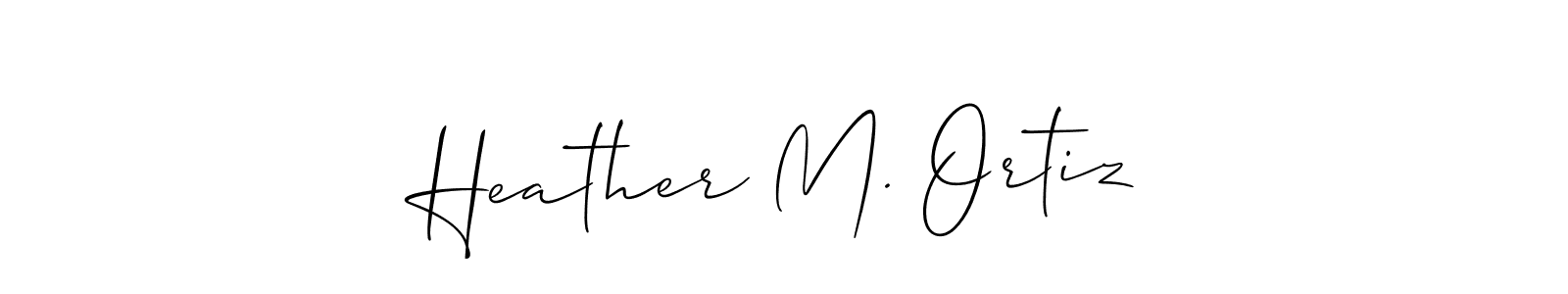 Once you've used our free online signature maker to create your best signature Allison_Script style, it's time to enjoy all of the benefits that Heather M. Ortiz name signing documents. Heather M. Ortiz signature style 2 images and pictures png