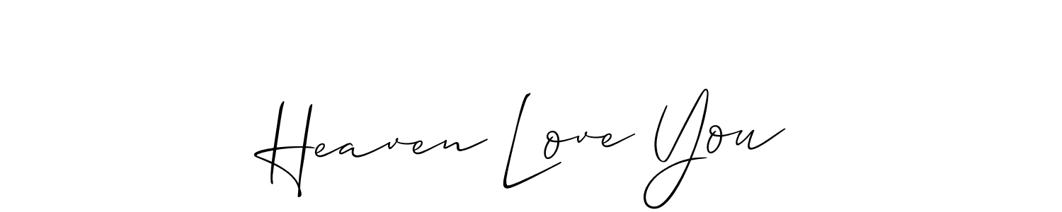Make a beautiful signature design for name Heaven Love You. Use this online signature maker to create a handwritten signature for free. Heaven Love You signature style 2 images and pictures png