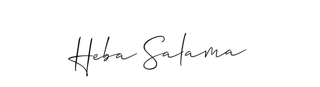 Once you've used our free online signature maker to create your best signature Allison_Script style, it's time to enjoy all of the benefits that Heba Salama name signing documents. Heba Salama signature style 2 images and pictures png