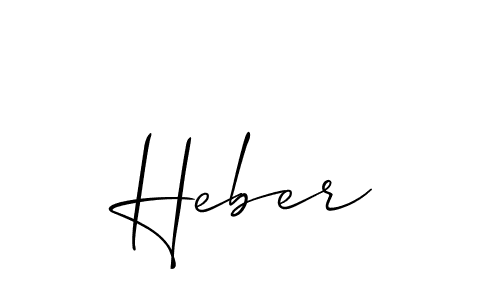 It looks lik you need a new signature style for name Heber. Design unique handwritten (Allison_Script) signature with our free signature maker in just a few clicks. Heber signature style 2 images and pictures png