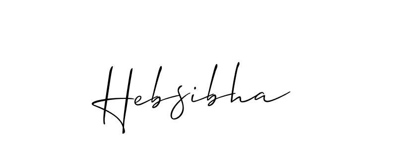 Make a short Hebsibha signature style. Manage your documents anywhere anytime using Allison_Script. Create and add eSignatures, submit forms, share and send files easily. Hebsibha signature style 2 images and pictures png