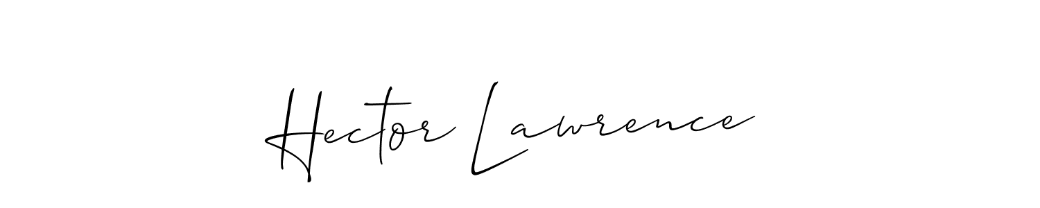 Once you've used our free online signature maker to create your best signature Allison_Script style, it's time to enjoy all of the benefits that Hector Lawrence name signing documents. Hector Lawrence signature style 2 images and pictures png