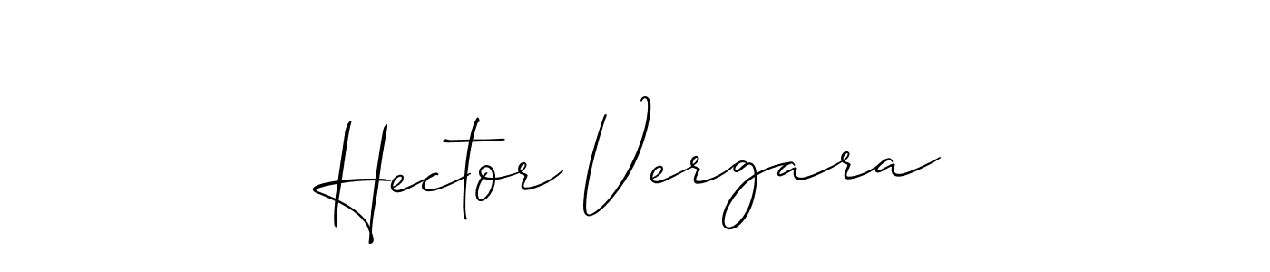 Also You can easily find your signature by using the search form. We will create Hector Vergara name handwritten signature images for you free of cost using Allison_Script sign style. Hector Vergara signature style 2 images and pictures png