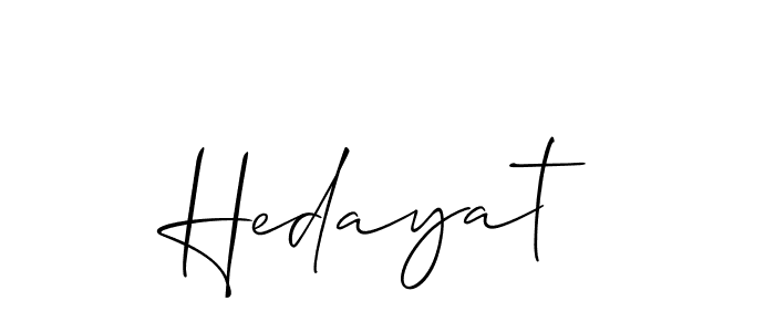Once you've used our free online signature maker to create your best signature Allison_Script style, it's time to enjoy all of the benefits that Hedayat name signing documents. Hedayat signature style 2 images and pictures png