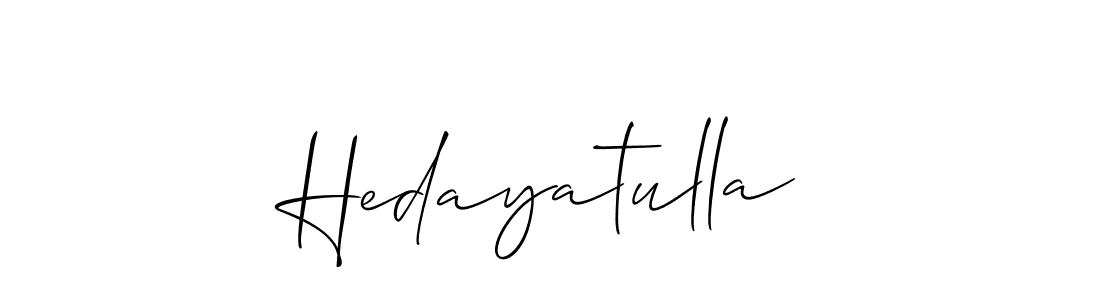 Also You can easily find your signature by using the search form. We will create Hedayatulla name handwritten signature images for you free of cost using Allison_Script sign style. Hedayatulla signature style 2 images and pictures png