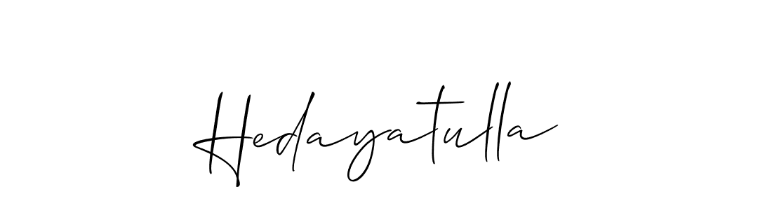 Make a short Hedayatulla signature style. Manage your documents anywhere anytime using Allison_Script. Create and add eSignatures, submit forms, share and send files easily. Hedayatulla signature style 2 images and pictures png