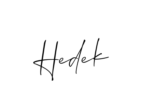 Once you've used our free online signature maker to create your best signature Allison_Script style, it's time to enjoy all of the benefits that Hedek name signing documents. Hedek signature style 2 images and pictures png