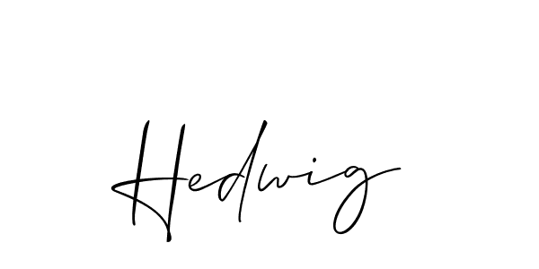 You should practise on your own different ways (Allison_Script) to write your name (Hedwig) in signature. don't let someone else do it for you. Hedwig signature style 2 images and pictures png