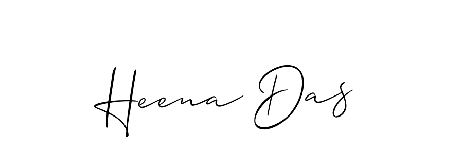 It looks lik you need a new signature style for name Heena Das. Design unique handwritten (Allison_Script) signature with our free signature maker in just a few clicks. Heena Das signature style 2 images and pictures png